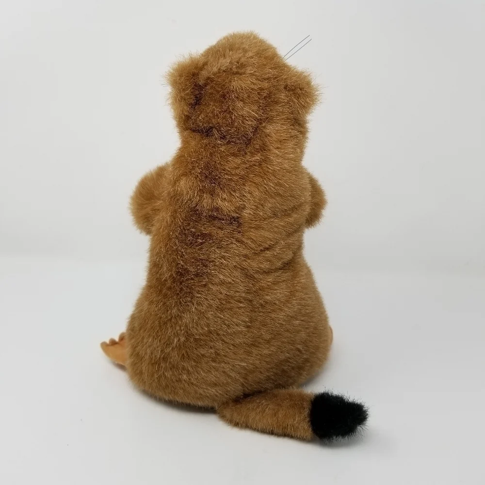 Groundhog Plush Soundprints 1992 Stuffed Animal 90s Wildlife Realistic